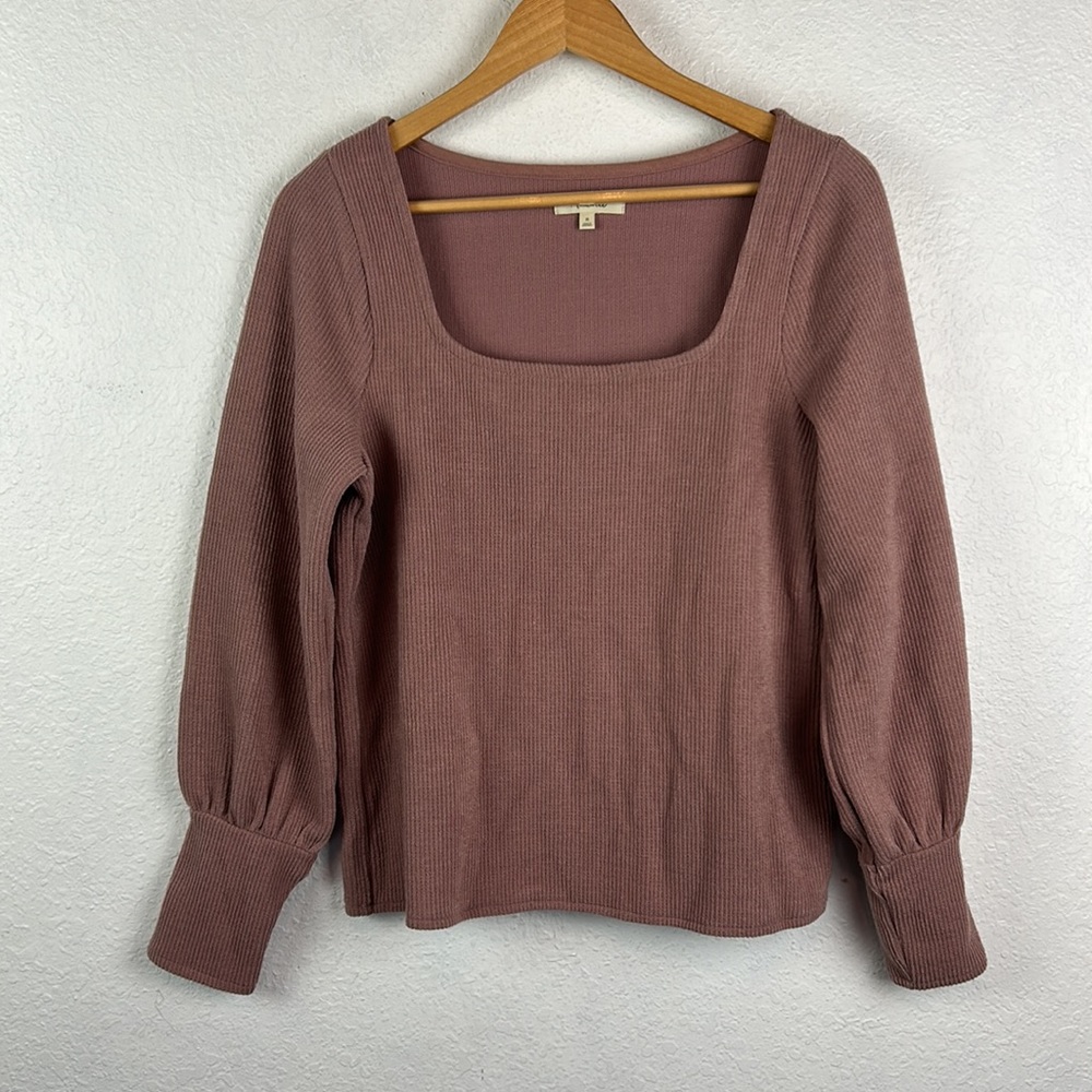 Perfect like new Madewell Blouson-balloon Sleeve Top M - Picture 7 of 13